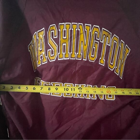 Vintage Chalk Line 90's NFL Washington Redskins Satin Locker Line Jacket Sz L - Picture 10 of 16
